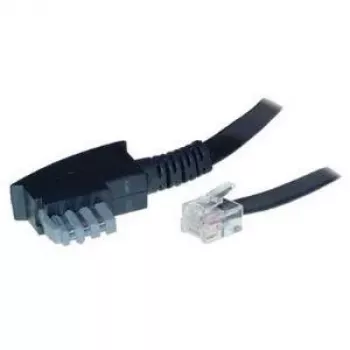 Laidas S/CONN 3m TAE-N – RJ12 juodas permatomas ShiverPeaks
