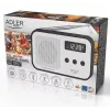Nešiojamas skaitmeninis radijas Adler AD 1907 – AM/FM, skaitmeninis derintuvas, žadintuvas, USB-C, 600 mAh baterija, LCD, 20 stočių atmintis, teleskopinė antena