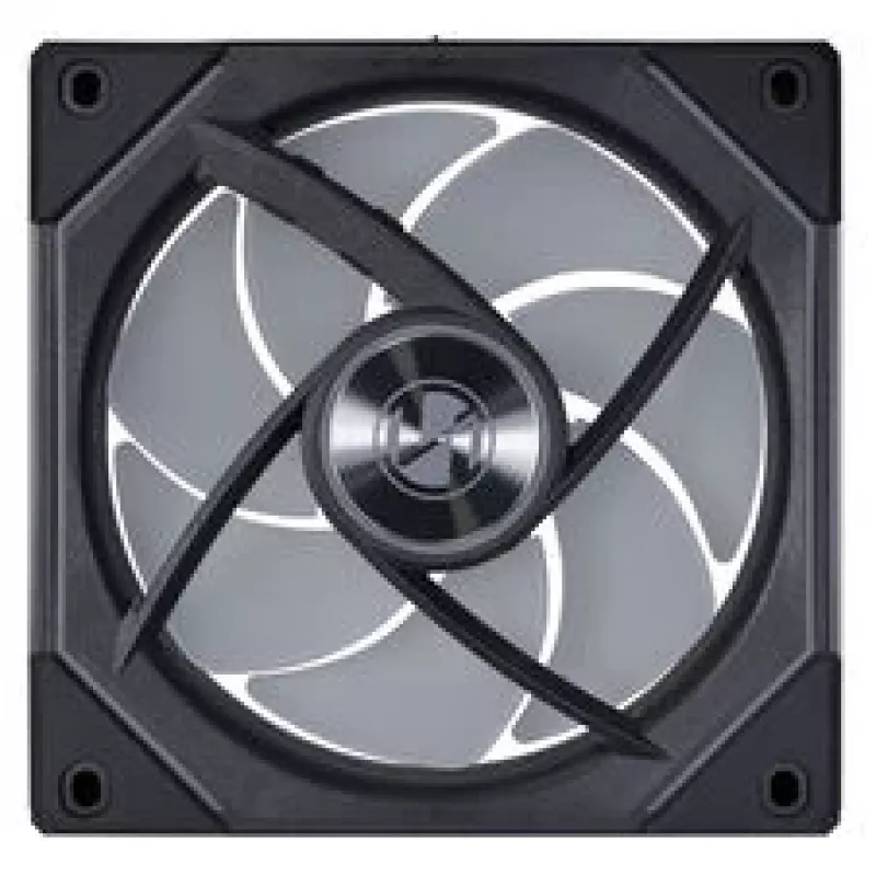LIAN LI UNI FAN SL-INF 120 ARGB PWM ventiliatorių rinkinys, 4 ventiliatoriai, juoda