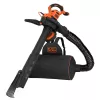 Priekinės kuprinės pūstuvas Black & Decker BEBLV301-QS — 3000 W, oro greitis 206–404 km/h, 72 L maišas, 6 kg