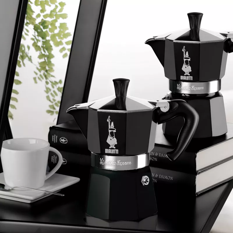 Bialetti 4951 Moka puodas juodas