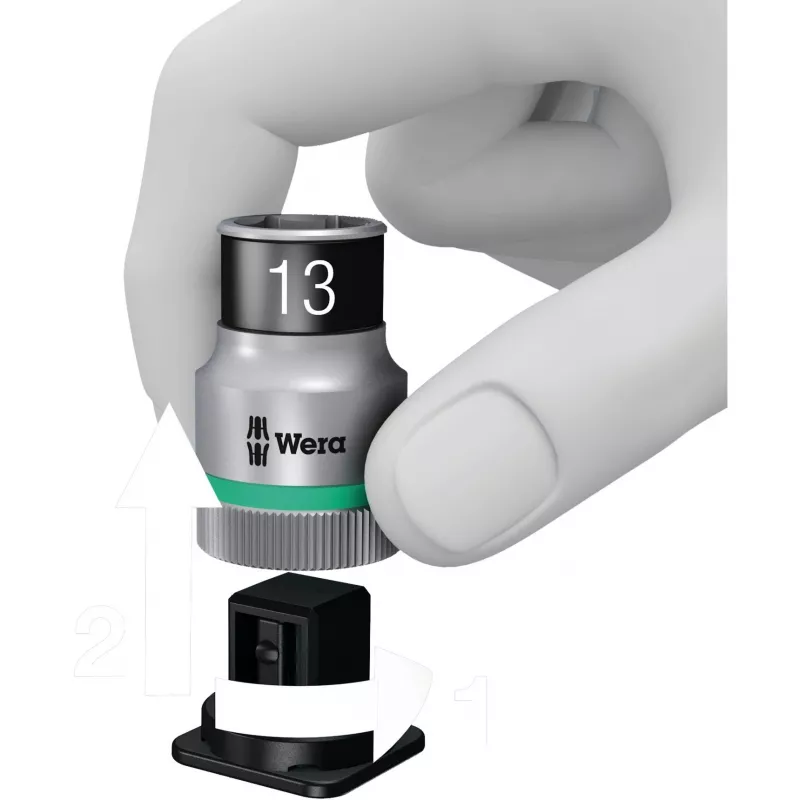 Veržliarakčių antgalių rinkinys Wera 8790 HMC HF 1 Zyklop 10 vnt.