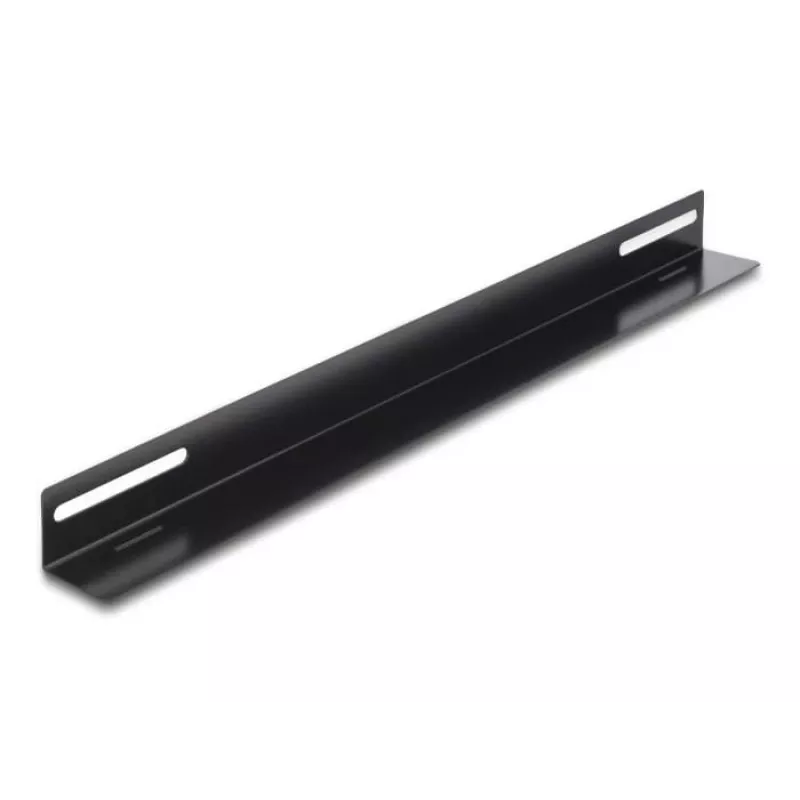 Montavimo kronšteinai DeLOCK 19 colių 450x40mm 2 vnt Juodi Metaliniai