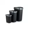 Šiukšliadėžė Rotho Twist 50 L stačiakampė polipropileno, 50 L, 602×298×401 mm, juoda