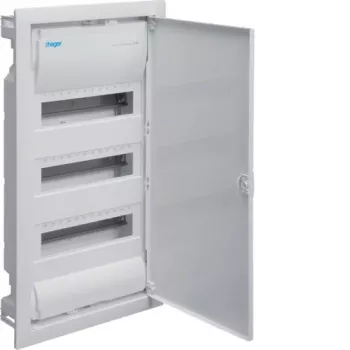 Hager VU36NE elektros skydas IP30 Plotis 348 mm Gylis 94,5 mm Aukštis 630 mm