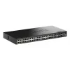 D-Link 52 prievadų Gigabit krovimo išmanusis valdomas jungiklis su 4 x 10G SFP+ prievadais