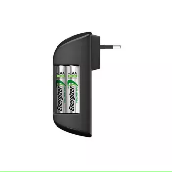 Energizer Pro Charger AC 4 lizdų įkroviklis AA/AAA NiMH baterijoms, 100–240 V, su 4×2000 mAh baterijomis