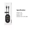 USB-A į Lightning laidas Orsen S9L 1 m 2,1 A – juodas