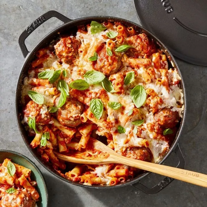 Sauté keptuvė ZWILLING STAUB BRAISERS apvali 28 cm, juoda, dugno skersmuo 22,2 cm