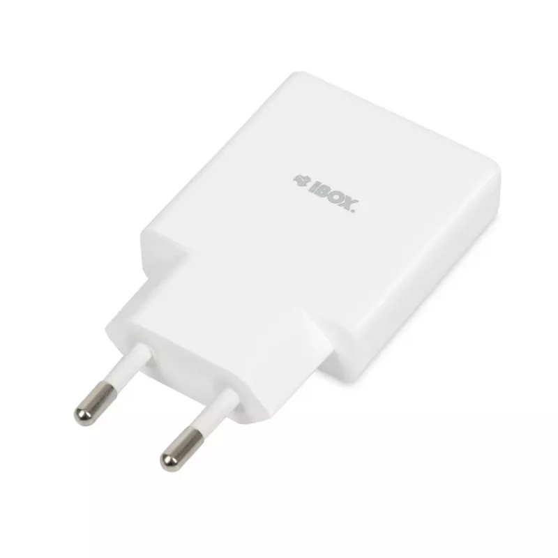iBox ILUC43W universalus mobiliojo įrenginio įkroviklis, baltas, AC, vidaus naudojimui
