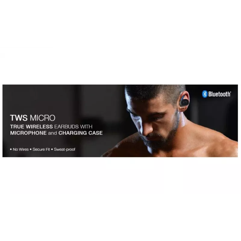 Belaidės ausinės V.Silencer Ture Wireless Earbuds baltos