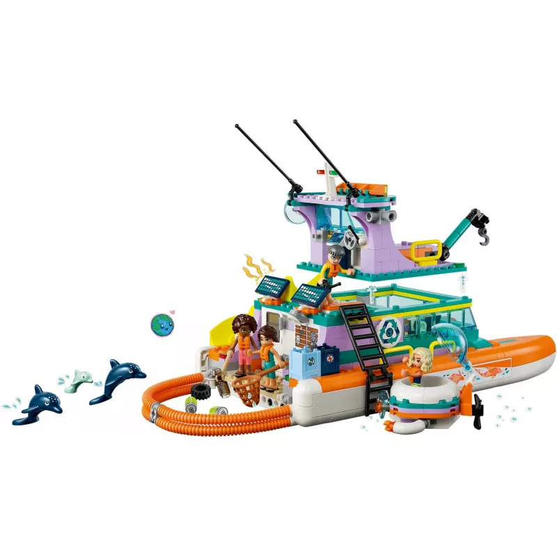 LEGO konstruktorius LEGO Friends gelbėjimo valtis 41734 – 1132 detalės, nuo 10 metų, su minilėlėmis ir aksesuarais