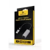 USB 3.1 Type-C Gigabit tinklo adapteris Gembird A-USB3AC-LAN-01 – 1× RJ-45, 1000 Mbps, USB 3.2 Gen 1, metalinis korpusas, pilka