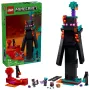 LEGO Minecraft rinkinys 21279 Endermano bokštas, 867 detalių, 2 minifigūrėlės, 450 mm aukštis