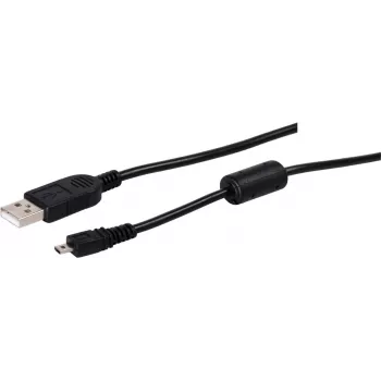 USB A į Mini USB 2.0 8 kontaktų laidas ShiverPeaks 1,5 m – duomenų perdavimui ir įkrovimui