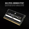 SO-DIMM 64 GB DDR5-5600 (2x 32 GB) Dual-Kit, Corsair Vengeance juoda