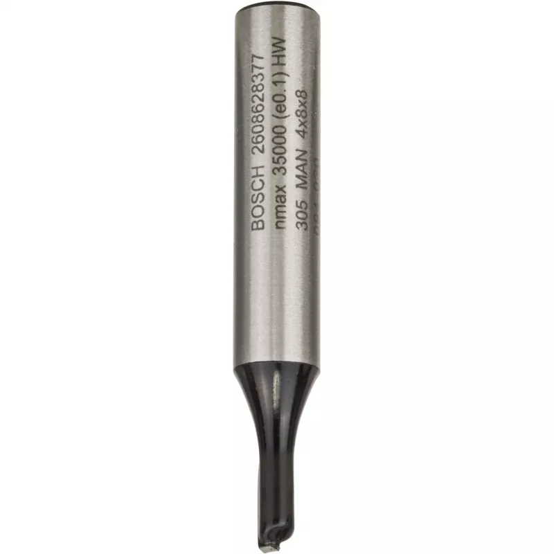 Tiesi frezos antgalis Bosch 2 608 628 377 Ilgis 51 mm Darbinis ilgis 8 mm