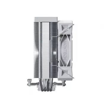 Oro aušintuvas CPU Montech NX400, 2x120 mm ventiliatoriai, baltas, 156×74×120 mm, TDP 270 W