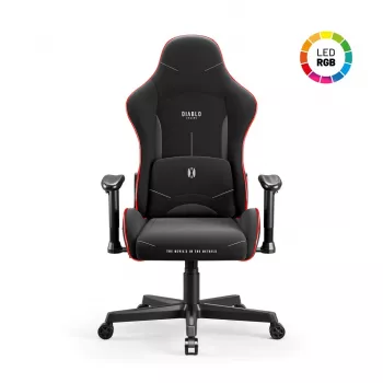 Žaidimų kėdė Diablo X-Starter Black LED