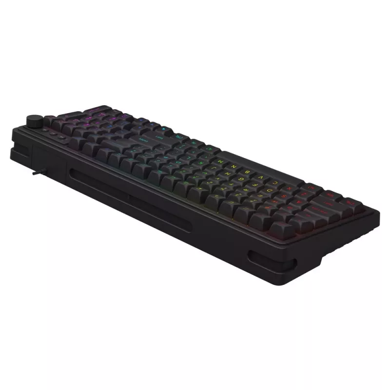 Savio Galaxis žaidimų klaviatūra, USB, QWERTY, JAV anglų, juoda