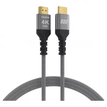 EFB Elektronik HDMI kabelis High-Speed su Ethernet 4K60Hz pilkas