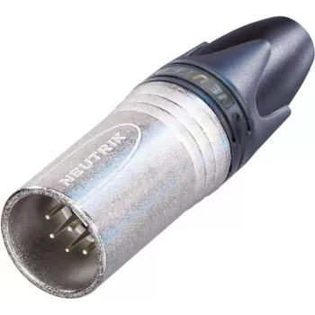 Neutrik XLR kištukas, tiesus, 7 kontaktų, sidabrinis NC7MXX (1 vnt.)