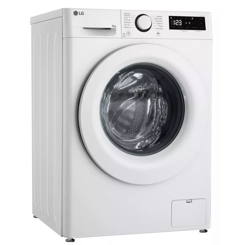 LG F2WR508SWW Skalbimo mašina, priekinis pakrovimas, 8 kg, 1200 aps./min., garo funkcija