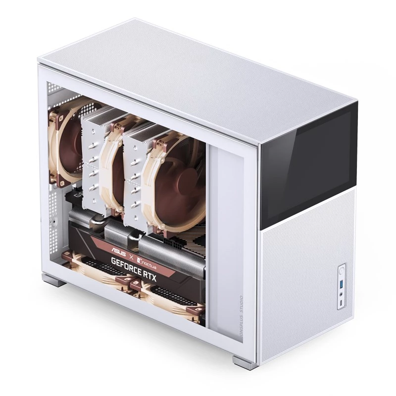 PC korpusas Jonsbo D31 MESH Midi Tower Baltas