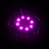 Montavimo rinkinys BitsPower Hexagon BP-WTHU-RGB – permatomas akrilas, 91,4×80×6,5 mm