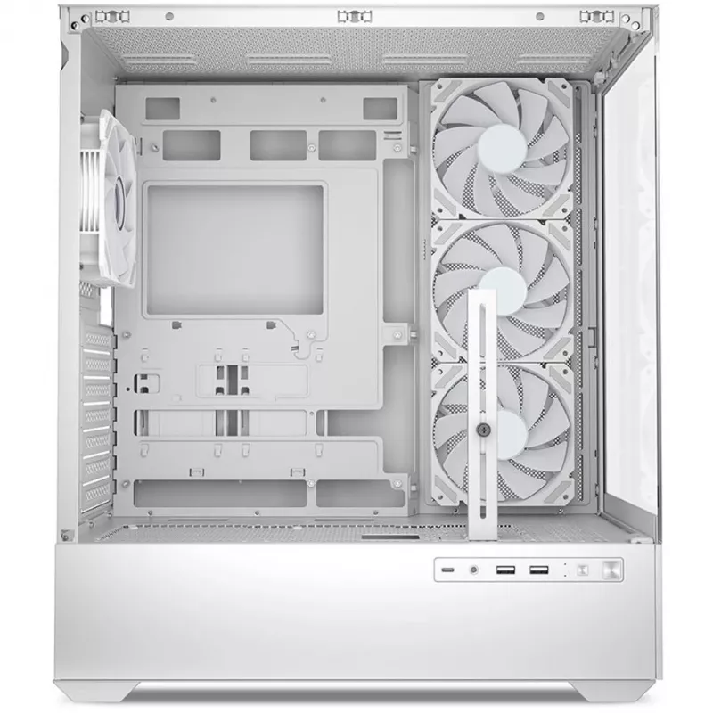 PC korpusas Sharkoon AK6 RGB, ATX, baltas