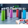 Kelioninis puodelis Leifheit 03275 600 ml nerūdijantis plienas, dvigubos sienelės, sandarus, atverčiamas dangtelis, rankena, juoda/mėlyna