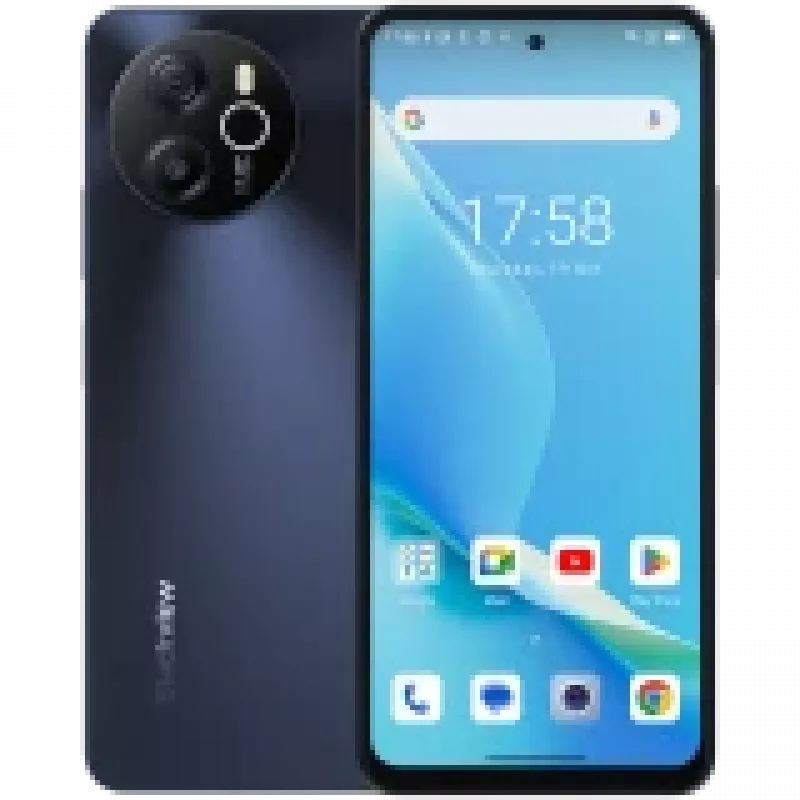 Blackview SHARK 8 8/256GB, 6,78 colio FHD+ 1080x2460 IPS LCD 120Hz, MTK6789 Aštuonių branduolių 2,2GHz, 13MP priekinė/64MP galinė kamera, baterija 5000mAh, Type-C, Android 13, pirštų atspaudų skaitytuvas, Dual SIM, be įkroviklio