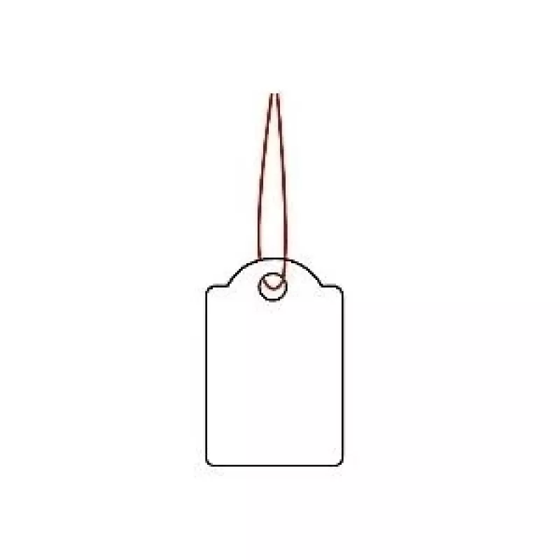 Kainų etiketės su raudonu siūlu HERMA 6902 15x24 mm (1000 vnt.)
