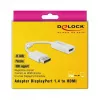Adapterio laidas DeLOCK 63936 DisplayPort į HDMI 0,1 m Baltas