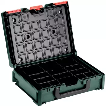 Metabo metaBOX 100S Organizer – modulinis dėžutės organizatorius smulkioms detalėms ir priedams