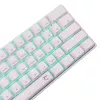Laidinis mechaninis klaviatūra White Shark Shinobi-2 (GK-004211) — US išdėstymas, raudoni jungikliai, balta