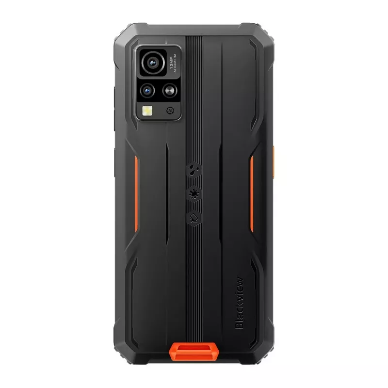 Blackview BV4800Pro 4GB/128GB Oranžinis – tvirtas išmanusis telefonas