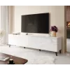RTV spintelė ABETO 200x42x52 baltas/blizgi balta