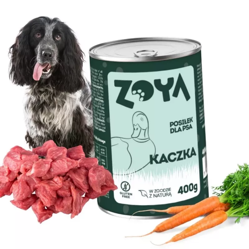 ZOYA Duck - šlapias šunų maistas - 400g