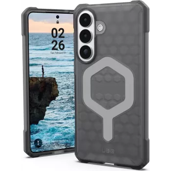 UAG Urban Armor Gear Essential Armor Dėklas su Magnetiniu Moduliu | Samsung Galaxy S26+ | pelenų (pilka permatoma) | 214533113131