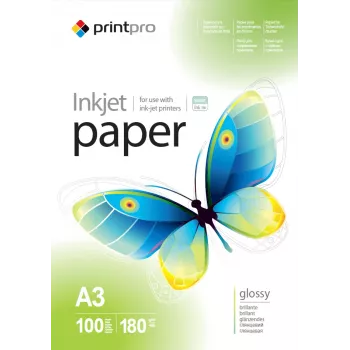 Foto popierius ColorWay PrintPro A3 blizgus 180 g/m² 100 lapų