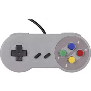 Joy-iT SBC-GAMEPAD-SNES žaidimų valdiklis pilkas USB 2.0 analoginis kompiuteriui