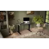 Reguliuojamo aukščio elektrinis stalas MOON 1210×670 mm juoda/antracitas