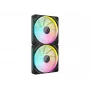 CORSAIR iCUE Link LX140 ARGB 140 mm korpuso ventiliatoriai – 2 vnt., juodi
