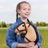 Arklys ant pagaliuko HOPPIHORSE Hobby Horse A4 smėlio spalvos
