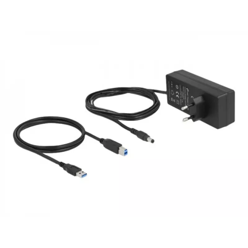 Delock DELOCK-63669 USB 3.2 skirstytuvas 7 prievadų, pilkas aliuminis
