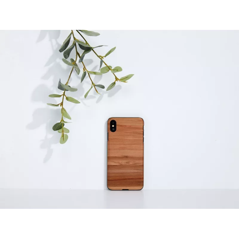 Apsauginis dėklas iPhone XS Max man and wood – Cappuccino juoda