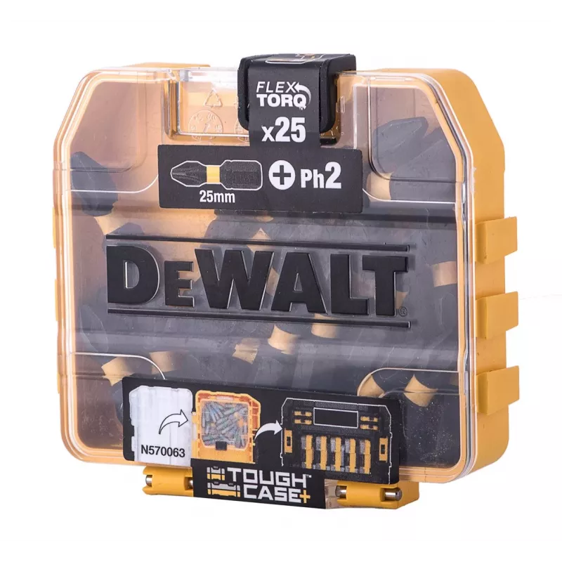 Antgaliai atsuktuvui 2x25/25vnt. DT70555T DEWALT