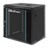 19 colių stelažo spinta QOLTEC 54464 12U 600x635x450 Juoda
