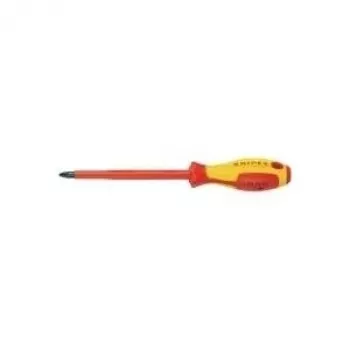 Knipex VDE Phillips atsuktuvas PZ 0, ašmenų ilgis 60 mm, DIN EN 60900 (98 25 00)